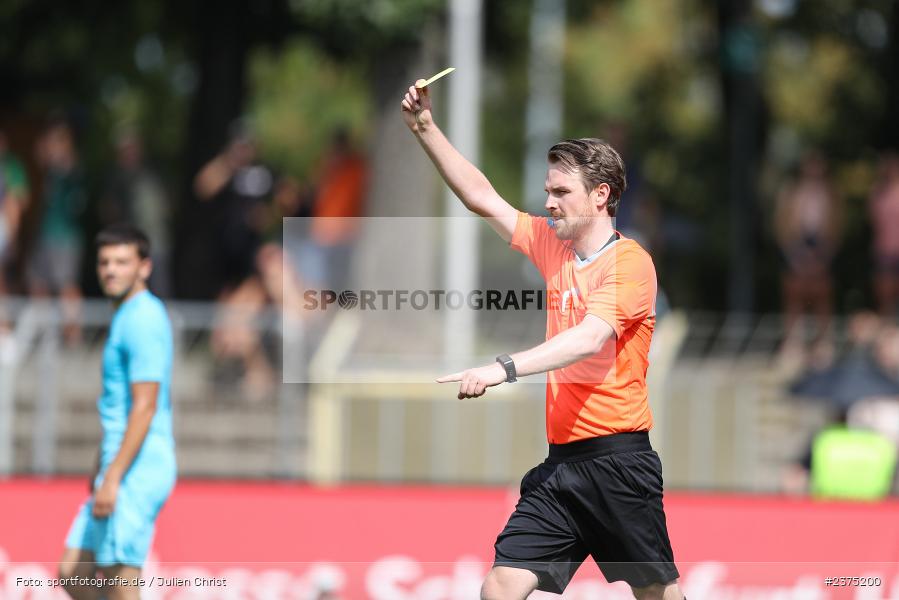 Dr. Markus Huber, sport, action, Willy-Sachs-Stadion, SpVgg Greuther Fürth II, Schweinfurt, Saison 2023/2024, SGF, Regionalliga Bayern, Fussball, FCS, BFV, 5. Spieltag, 19.08.2023, 1. FC Schweinfurt 1905 - Bild-ID: 2375200