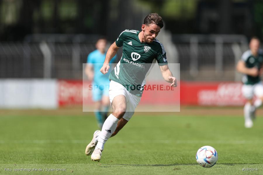 Severo Sturm, sport, action, Willy-Sachs-Stadion, SpVgg Greuther Fürth II, Schweinfurt, Saison 2023/2024, SGF, Regionalliga Bayern, Fussball, FCS, BFV, 5. Spieltag, 19.08.2023, 1. FC Schweinfurt 1905 - Bild-ID: 2375214