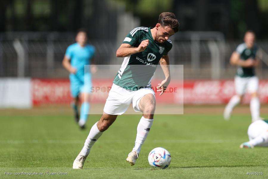 Severo Sturm, sport, action, Willy-Sachs-Stadion, SpVgg Greuther Fürth II, Schweinfurt, Saison 2023/2024, SGF, Regionalliga Bayern, Fussball, FCS, BFV, 5. Spieltag, 19.08.2023, 1. FC Schweinfurt 1905 - Bild-ID: 2375215