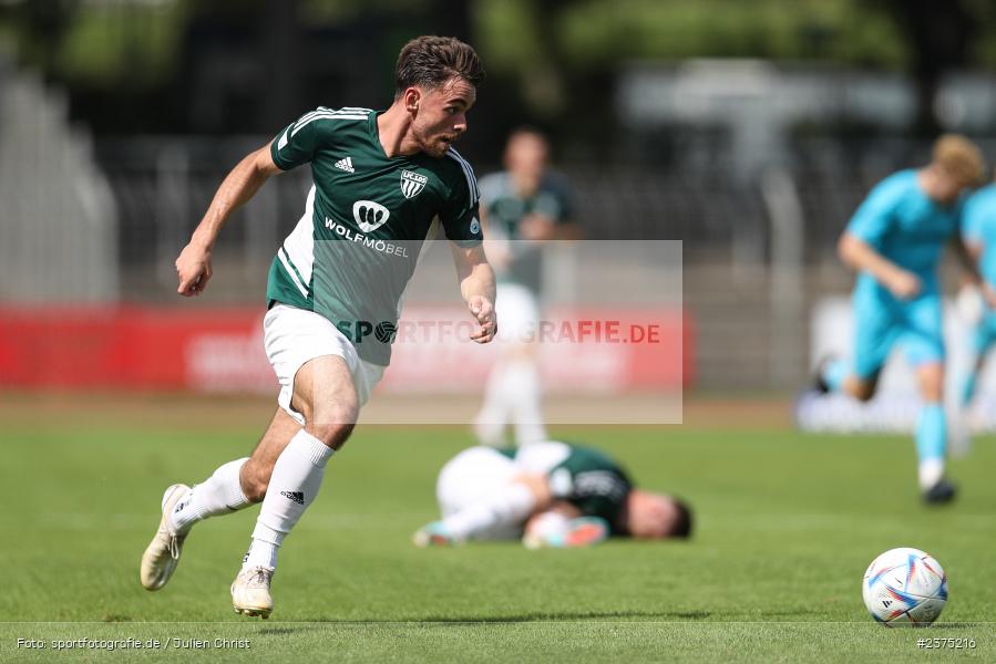 Severo Sturm, sport, action, Willy-Sachs-Stadion, SpVgg Greuther Fürth II, Schweinfurt, Saison 2023/2024, SGF, Regionalliga Bayern, Fussball, FCS, BFV, 5. Spieltag, 19.08.2023, 1. FC Schweinfurt 1905 - Bild-ID: 2375216