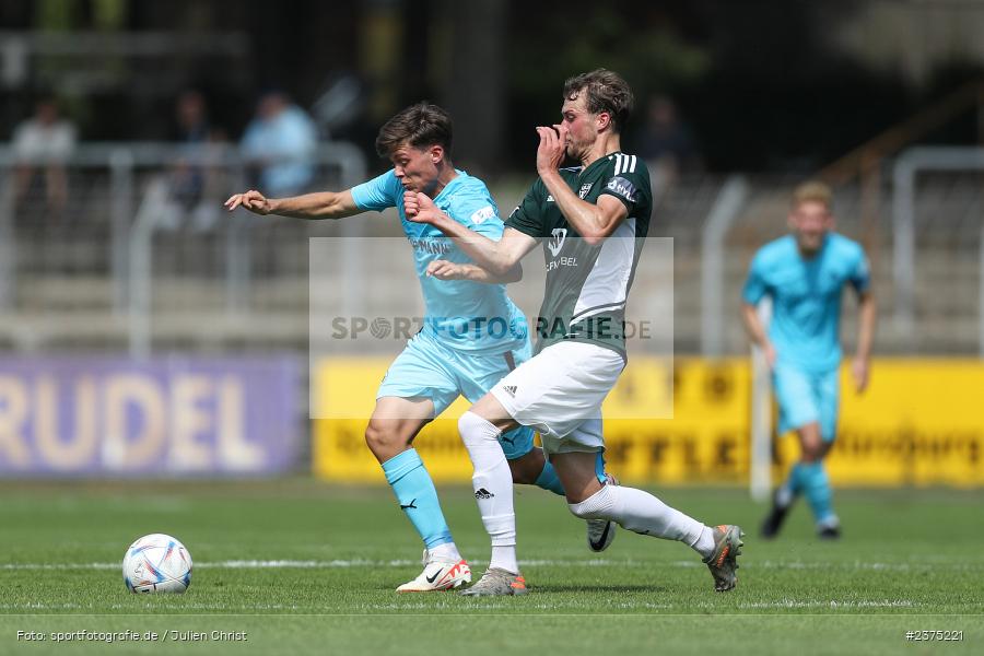 Sidney Raebiger, sport, action, Willy-Sachs-Stadion, SpVgg Greuther Fürth II, Schweinfurt, Saison 2023/2024, SGF, Regionalliga Bayern, Fussball, FCS, BFV, 5. Spieltag, 19.08.2023, 1. FC Schweinfurt 1905 - Bild-ID: 2375221