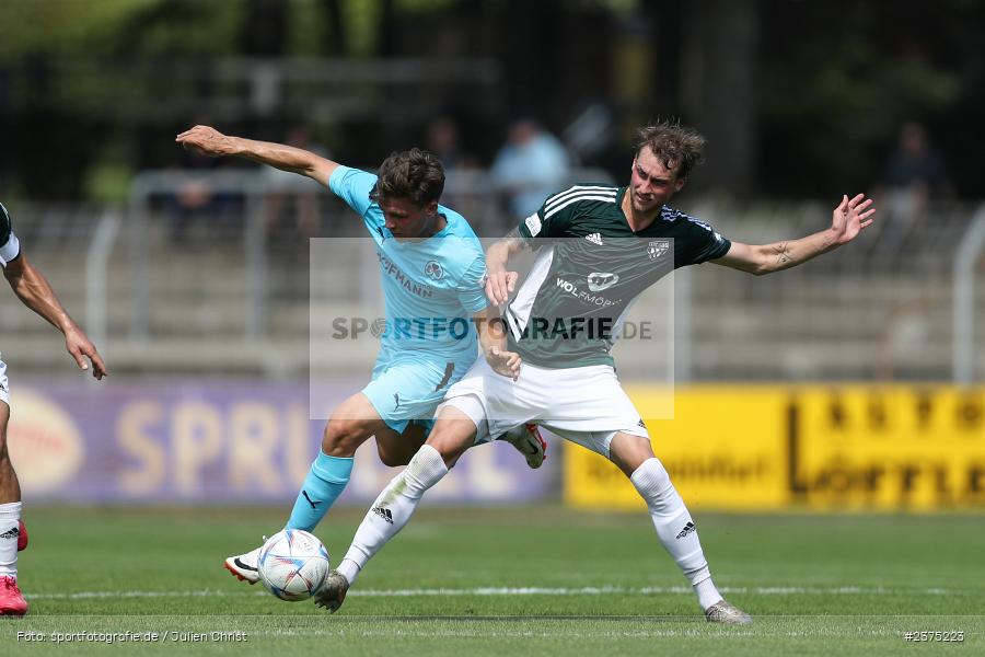 Sidney Raebiger, sport, action, Willy-Sachs-Stadion, SpVgg Greuther Fürth II, Schweinfurt, Saison 2023/2024, SGF, Regionalliga Bayern, Fussball, FCS, BFV, 5. Spieltag, 19.08.2023, 1. FC Schweinfurt 1905 - Bild-ID: 2375223