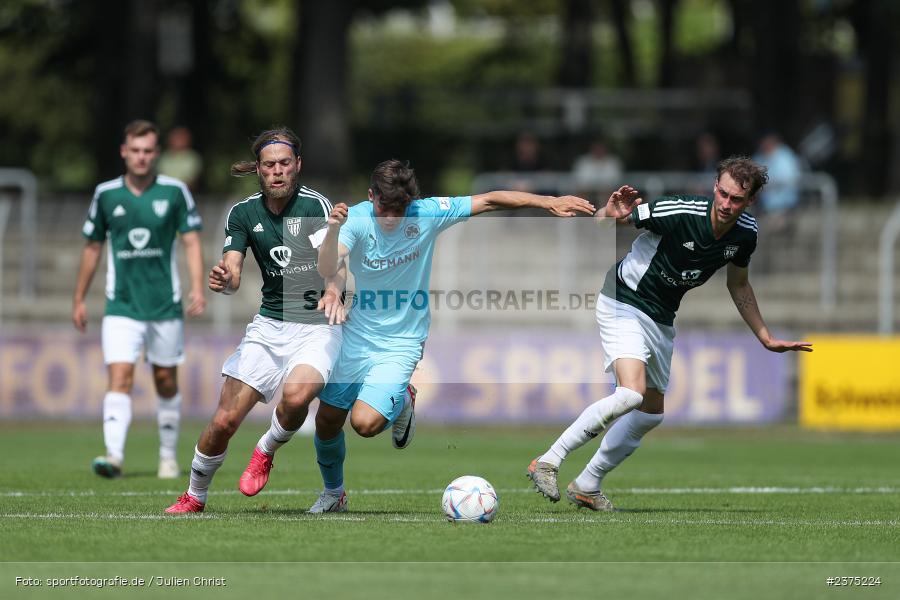 Sidney Raebiger, sport, action, Willy-Sachs-Stadion, SpVgg Greuther Fürth II, Schweinfurt, Saison 2023/2024, SGF, Regionalliga Bayern, Fussball, FCS, BFV, 5. Spieltag, 19.08.2023, 1. FC Schweinfurt 1905 - Bild-ID: 2375224