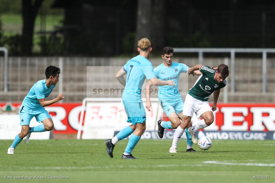 Severo Sturm, sport, action, Willy-Sachs-Stadion, SpVgg Greuther Fürth II, Schweinfurt, Saison 2023/2024, SGF, Regionalliga Bayern, Fussball, FCS, BFV, 5. Spieltag, 19.08.2023, 1. FC Schweinfurt 1905 - Bild-ID: 2375237