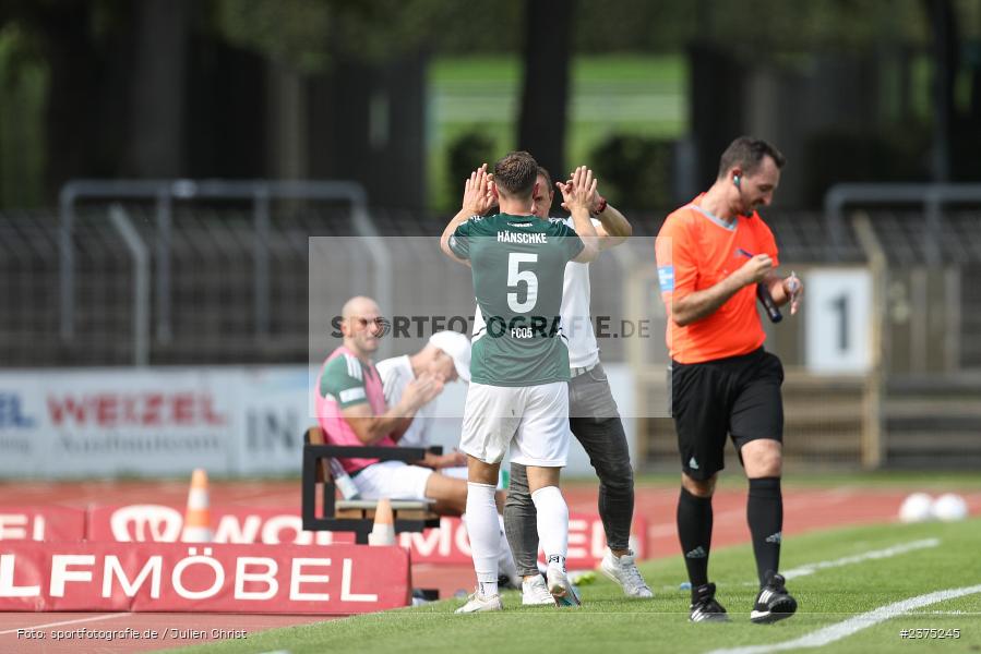Marc Hänschke, sport, action, Willy-Sachs-Stadion, SpVgg Greuther Fürth II, Schweinfurt, Saison 2023/2024, SGF, Regionalliga Bayern, Fussball, FCS, BFV, 5. Spieltag, 19.08.2023, 1. FC Schweinfurt 1905 - Bild-ID: 2375245