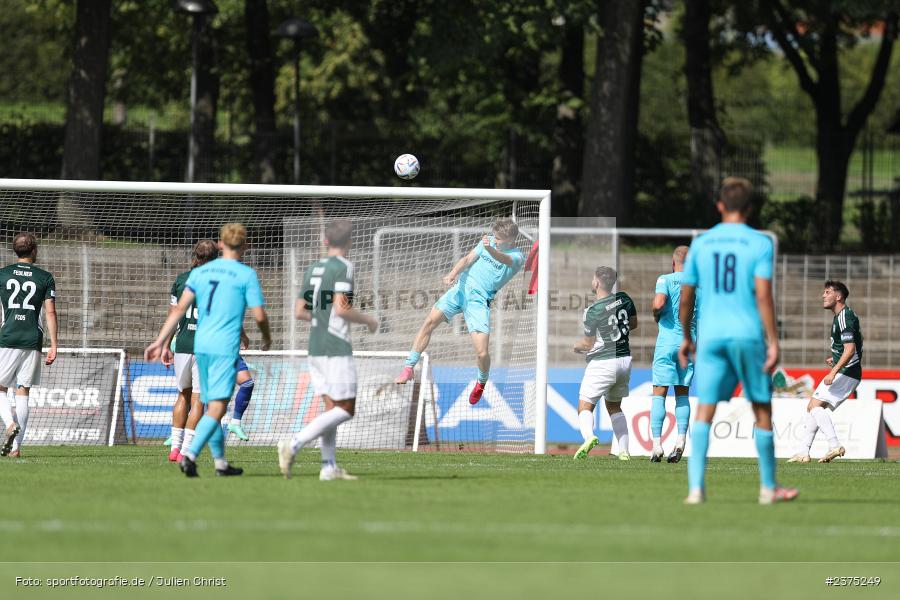 Sebastian Müller, sport, action, Willy-Sachs-Stadion, SpVgg Greuther Fürth II, Schweinfurt, Saison 2023/2024, SGF, Regionalliga Bayern, Fussball, FCS, BFV, 5. Spieltag, 19.08.2023, 1. FC Schweinfurt 1905 - Bild-ID: 2375249