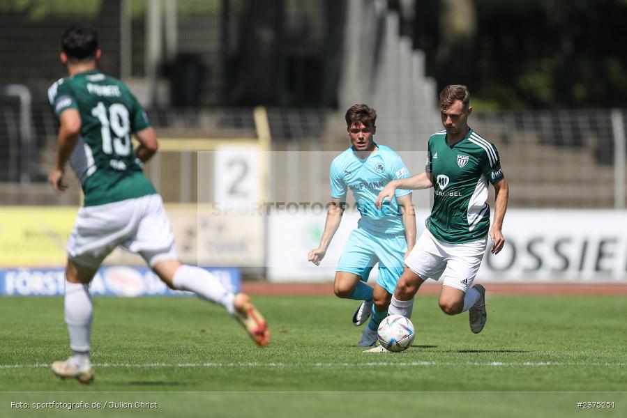 Sidney Raebiger, sport, action, Willy-Sachs-Stadion, SpVgg Greuther Fürth II, Schweinfurt, Saison 2023/2024, SGF, Regionalliga Bayern, Fussball, FCS, BFV, 5. Spieltag, 19.08.2023, 1. FC Schweinfurt 1905 - Bild-ID: 2375251
