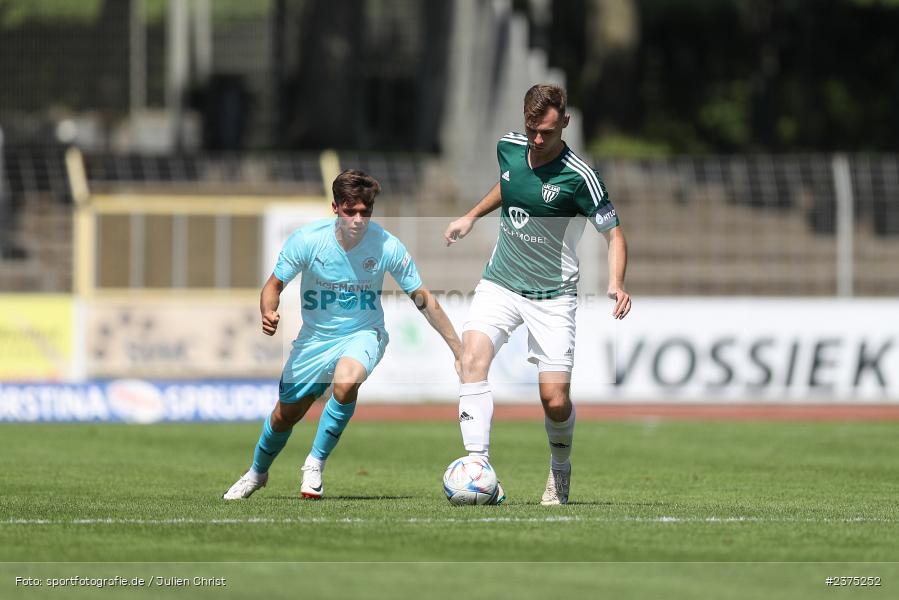 Sidney Raebiger, sport, action, Willy-Sachs-Stadion, SpVgg Greuther Fürth II, Schweinfurt, Saison 2023/2024, SGF, Regionalliga Bayern, Fussball, FCS, BFV, 5. Spieltag, 19.08.2023, 1. FC Schweinfurt 1905 - Bild-ID: 2375252