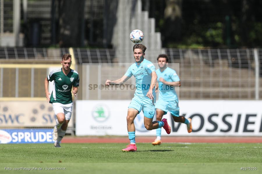 Sebastian Müller, sport, action, Willy-Sachs-Stadion, SpVgg Greuther Fürth II, Schweinfurt, Saison 2023/2024, SGF, Regionalliga Bayern, Fussball, FCS, BFV, 5. Spieltag, 19.08.2023, 1. FC Schweinfurt 1905 - Bild-ID: 2375255