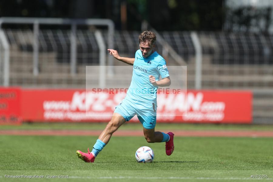 Sebastian Müller, sport, action, Willy-Sachs-Stadion, SpVgg Greuther Fürth II, Schweinfurt, Saison 2023/2024, SGF, Regionalliga Bayern, Fussball, FCS, BFV, 5. Spieltag, 19.08.2023, 1. FC Schweinfurt 1905 - Bild-ID: 2375256