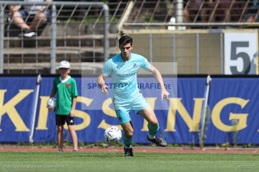 Aiden Mostofi, sport, action, Willy-Sachs-Stadion, SpVgg Greuther Fürth II, Schweinfurt, Saison 2023/2024, SGF, Regionalliga Bayern, Fussball, FCS, BFV, 5. Spieltag, 19.08.2023, 1. FC Schweinfurt 1905 - Bild-ID: 2375257