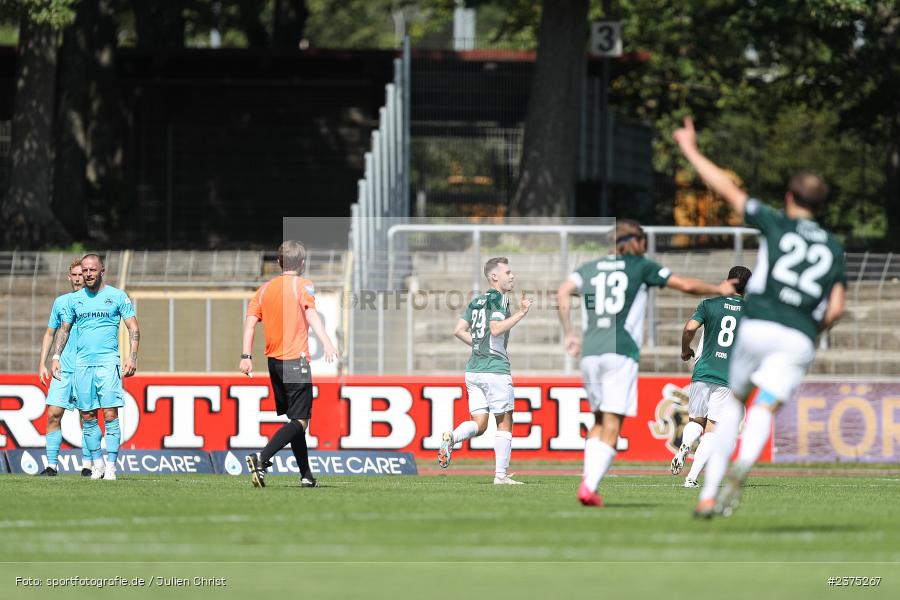 Fabio Bozesan, sport, action, Willy-Sachs-Stadion, SpVgg Greuther Fürth II, Schweinfurt, Saison 2023/2024, SGF, Regionalliga Bayern, Fussball, FCS, BFV, 5. Spieltag, 19.08.2023, 1. FC Schweinfurt 1905 - Bild-ID: 2375267