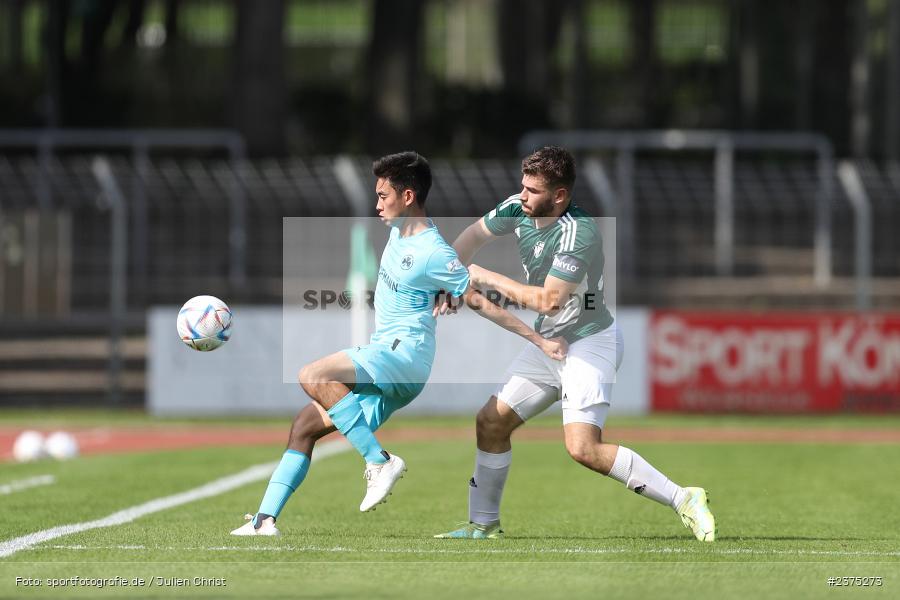 Sandro Reyes Sison, sport, action, Willy-Sachs-Stadion, SpVgg Greuther Fürth II, Schweinfurt, Saison 2023/2024, SGF, Regionalliga Bayern, Fussball, FCS, BFV, 5. Spieltag, 19.08.2023, 1. FC Schweinfurt 1905 - Bild-ID: 2375273