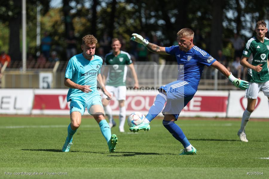 Patrick Götzelmann, sport, action, Willy-Sachs-Stadion, SpVgg Greuther Fürth II, Schweinfurt, Saison 2023/2024, SGF, Regionalliga Bayern, Fussball, FCS, BFV, 5. Spieltag, 19.08.2023, 1. FC Schweinfurt 1905 - Bild-ID: 2375304