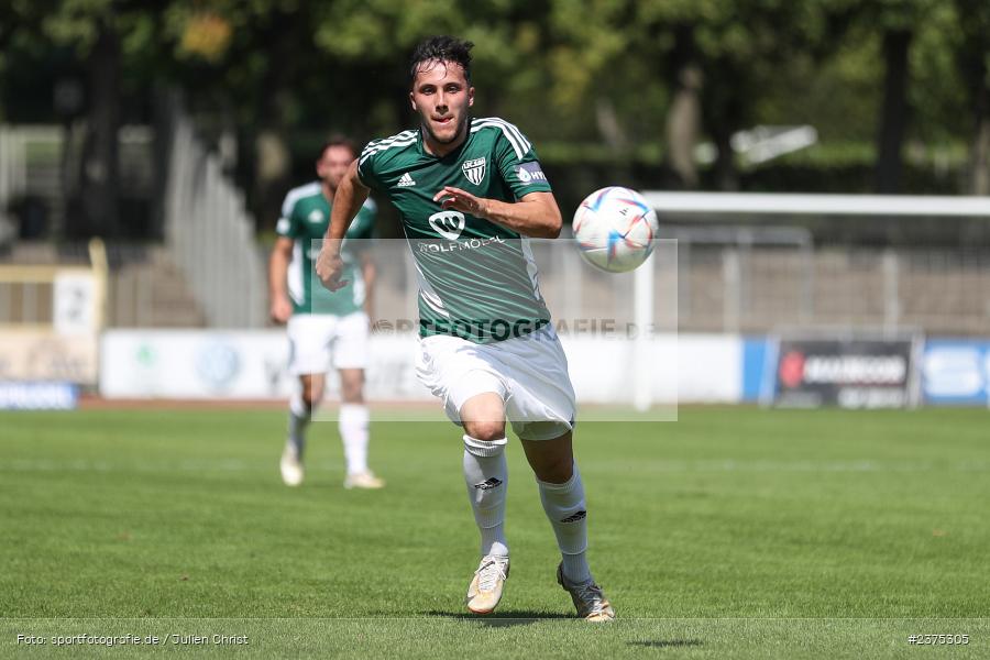 Nils Benedikt Piwernetz, sport, action, Willy-Sachs-Stadion, SpVgg Greuther Fürth II, Schweinfurt, Saison 2023/2024, SGF, Regionalliga Bayern, Fussball, FCS, BFV, 5. Spieltag, 19.08.2023, 1. FC Schweinfurt 1905 - Bild-ID: 2375305