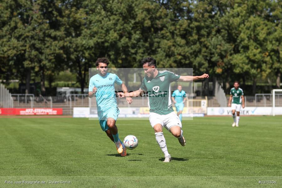 Nils Benedikt Piwernetz, sport, action, Willy-Sachs-Stadion, SpVgg Greuther Fürth II, Schweinfurt, Saison 2023/2024, SGF, Regionalliga Bayern, Fussball, FCS, BFV, 5. Spieltag, 19.08.2023, 1. FC Schweinfurt 1905 - Bild-ID: 2375306