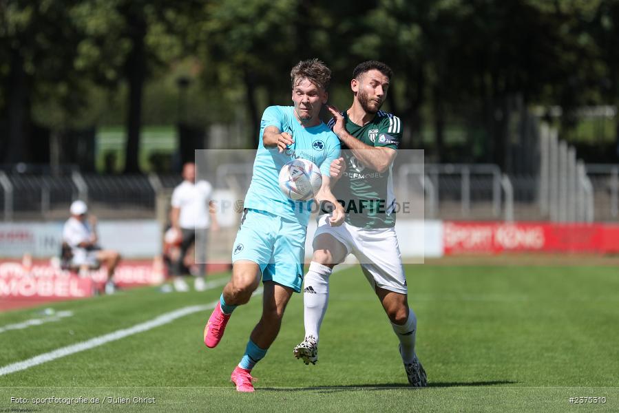 Sebastian Müller, sport, action, Willy-Sachs-Stadion, SpVgg Greuther Fürth II, Schweinfurt, Saison 2023/2024, SGF, Regionalliga Bayern, Fussball, FCS, BFV, 5. Spieltag, 19.08.2023, 1. FC Schweinfurt 1905 - Bild-ID: 2375310
