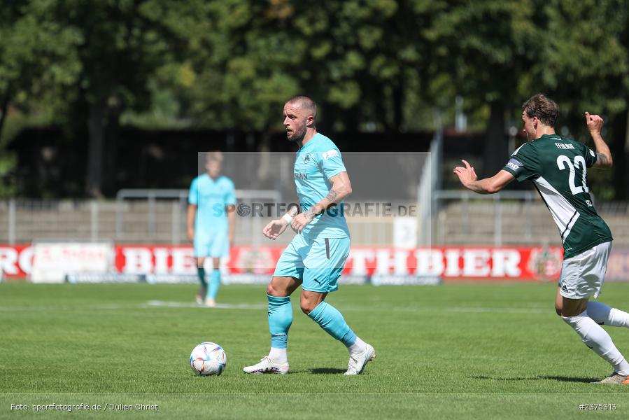 Daniel Adlung, sport, action, Willy-Sachs-Stadion, SpVgg Greuther Fürth II, Schweinfurt, Saison 2023/2024, SGF, Regionalliga Bayern, Fussball, FCS, BFV, 5. Spieltag, 19.08.2023, 1. FC Schweinfurt 1905 - Bild-ID: 2375313