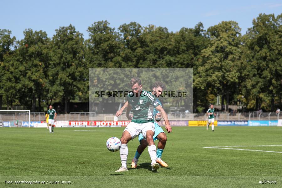 Kenan Aydin, sport, action, Willy-Sachs-Stadion, SpVgg Greuther Fürth II, Schweinfurt, Saison 2023/2024, SGF, Regionalliga Bayern, Fussball, FCS, BFV, 5. Spieltag, 19.08.2023, 1. FC Schweinfurt 1905 - Bild-ID: 2375318