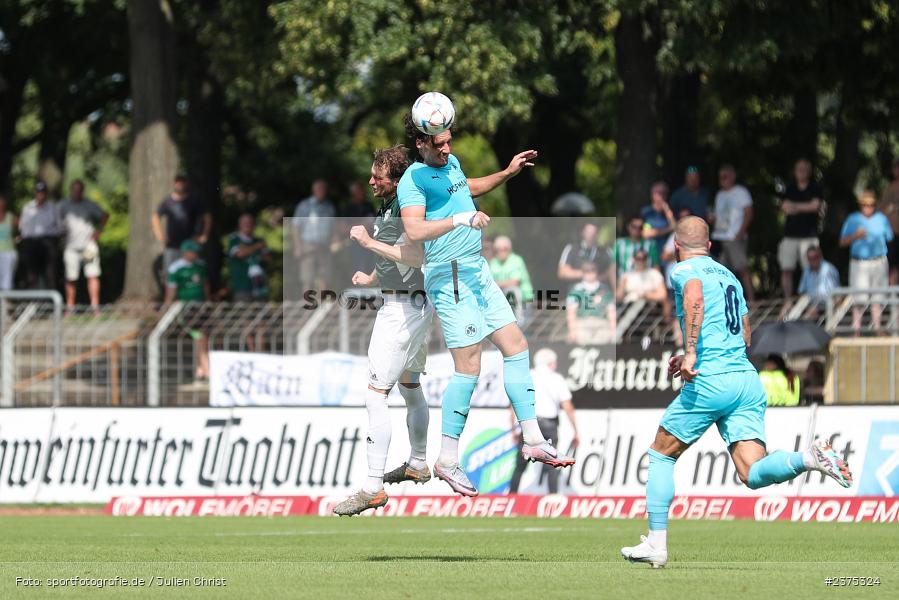 Ricky Bornschein, sport, action, Willy-Sachs-Stadion, SpVgg Greuther Fürth II, Schweinfurt, Saison 2023/2024, SGF, Regionalliga Bayern, Fussball, FCS, BFV, 5. Spieltag, 19.08.2023, 1. FC Schweinfurt 1905 - Bild-ID: 2375324