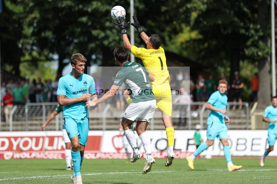 Semir Kaymakci, sport, action, Willy-Sachs-Stadion, SpVgg Greuther Fürth II, Schweinfurt, Saison 2023/2024, SGF, Regionalliga Bayern, Fussball, FCS, BFV, 5. Spieltag, 19.08.2023, 1. FC Schweinfurt 1905 - Bild-ID: 2375325