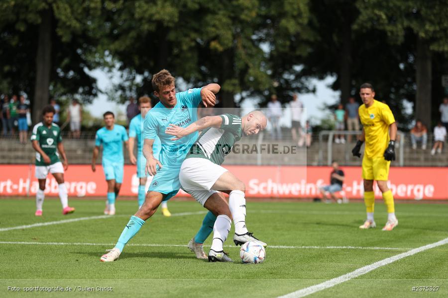 Adam Jabiri, sport, action, Willy-Sachs-Stadion, SpVgg Greuther Fürth II, Schweinfurt, Saison 2023/2024, SGF, Regionalliga Bayern, Fussball, FCS, BFV, 5. Spieltag, 19.08.2023, 1. FC Schweinfurt 1905 - Bild-ID: 2375327