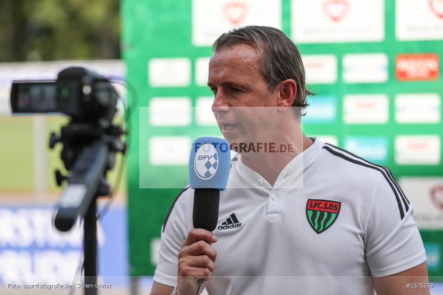 Marc Reitmaier, sport, action, Willy-Sachs-Stadion, SpVgg Greuther Fürth II, Schweinfurt, Saison 2023/2024, SGF, Regionalliga Bayern, Fussball, FCS, BFV, 5. Spieltag, 19.08.2023, 1. FC Schweinfurt 1905 - Bild-ID: 2375339