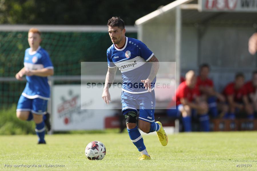 Steffen Bachmann, Sportgelände, Wiesenfeld, 20.08.2023, sport, action, BFV, Fussball, Saison 2023/2024, 2. Spieltag, Kreisklasse Würzburg, BSC, FCWH, BSC Aura, FC Wiesenfeld-Halsbach - Bild-ID: 2375379