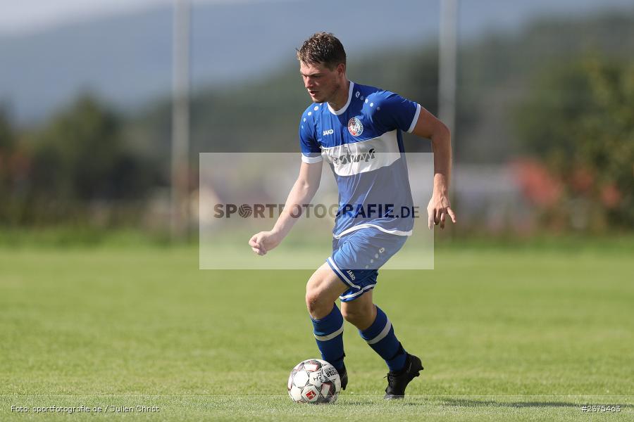 Fabian Weisenberger, Sportgelände, Wiesenfeld, 20.08.2023, sport, action, BFV, Fussball, Saison 2023/2024, 2. Spieltag, Kreisklasse Würzburg, BSC, FCWH, BSC Aura, FC Wiesenfeld-Halsbach - Bild-ID: 2375463