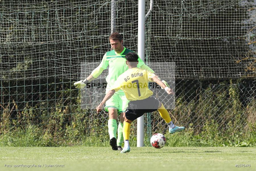 Johannes Wolpert, Sportgelände, Wiesenfeld, 20.08.2023, sport, action, BFV, Fussball, Saison 2023/2024, 2. Spieltag, Kreisklasse Würzburg, BSC, FCWH, BSC Aura, FC Wiesenfeld-Halsbach - Bild-ID: 2375473
