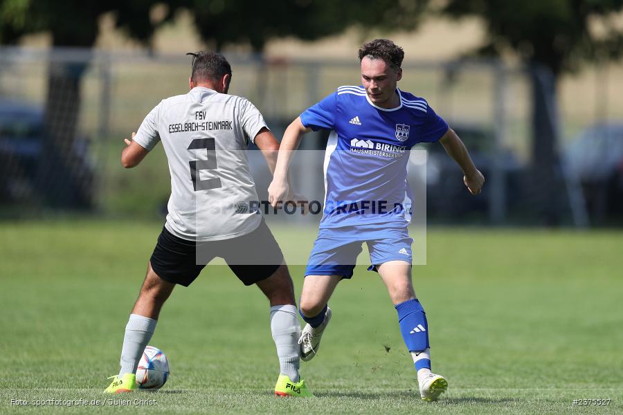 Fynn Schöfer, Sportgelände, Esselbach, 20.08.2023, sport, action, BFV, Fussball, Saison 2023/2024, 2. Spieltag, A-Klasse Würzburg, TVM, FSV, TV Marktheidenfeld, FSV Esselbach-Steinmark II - Bild-ID: 2375527