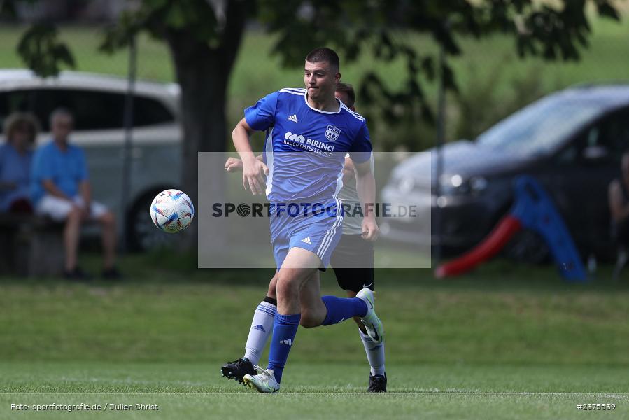Dominik Vukovic, Sportgelände, Esselbach, 20.08.2023, sport, action, BFV, Fussball, Saison 2023/2024, 2. Spieltag, A-Klasse Würzburg, TVM, FSV, TV Marktheidenfeld, FSV Esselbach-Steinmark II - Bild-ID: 2375539