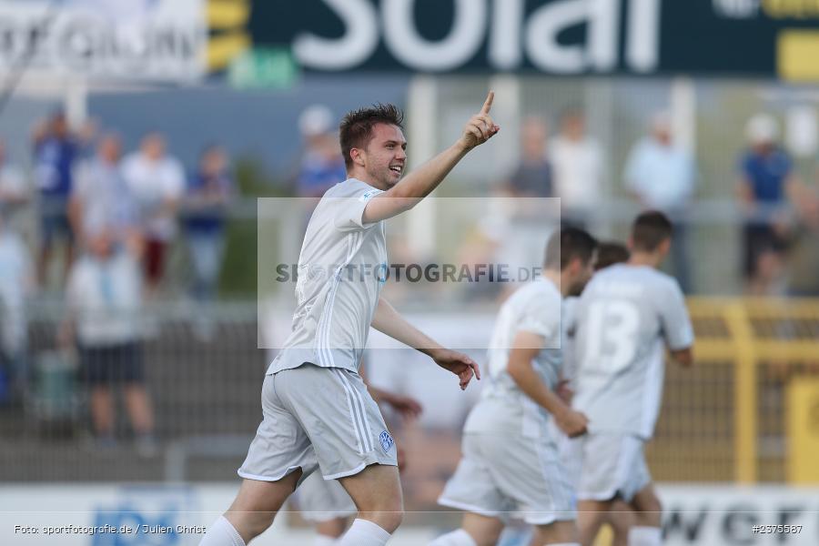 Luca Dähn, Stadion am Schönbusch, Aschaffenburg, 25.08.2023, sport, action, BFV, Fussball, Saison 2023/2024, 6. Spieltag, Regionalliga Bayern, TGM, SVA, Türkgücü München, SV Viktoria Aschaffenburg - Bild-ID: 2375587