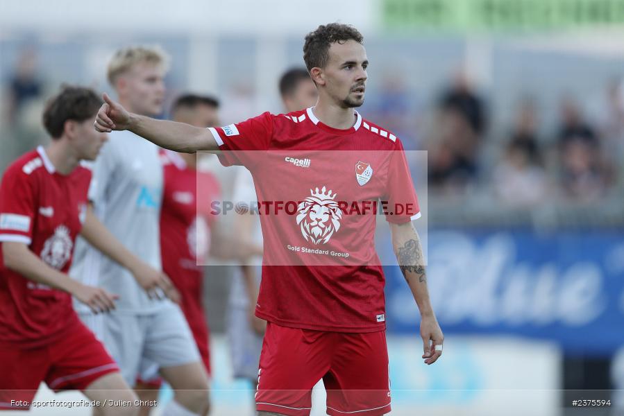 Sascha Hingerl, Stadion am Schönbusch, Aschaffenburg, 25.08.2023, sport, action, BFV, Fussball, Saison 2023/2024, 6. Spieltag, Regionalliga Bayern, TGM, SVA, Türkgücü München, SV Viktoria Aschaffenburg - Bild-ID: 2375594