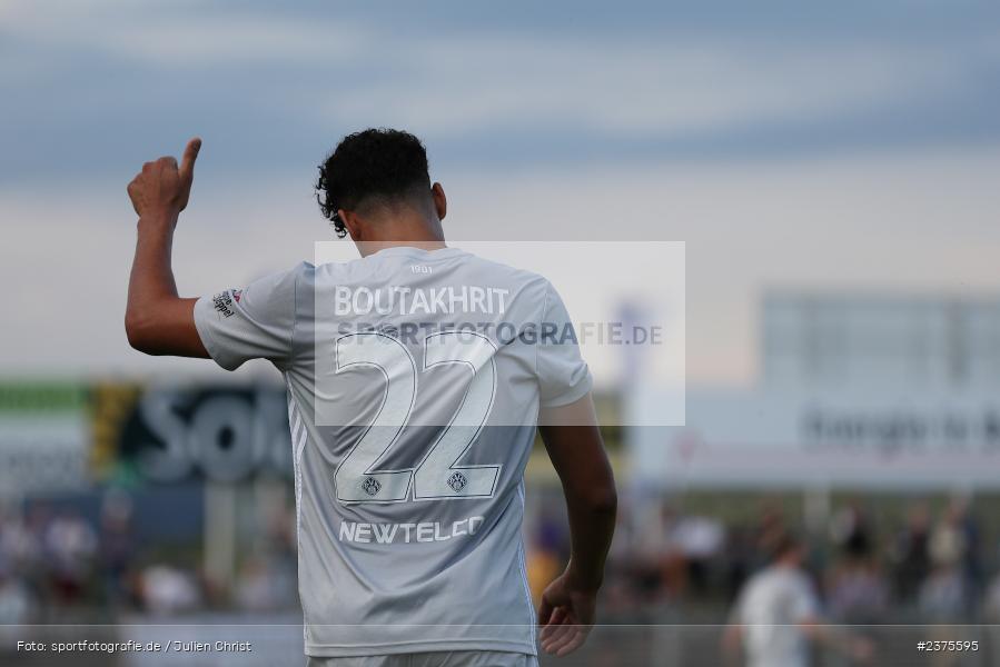 Hamza Boutakhrit, Stadion am Schönbusch, Aschaffenburg, 25.08.2023, sport, action, BFV, Fussball, Saison 2023/2024, 6. Spieltag, Regionalliga Bayern, TGM, SVA, Türkgücü München, SV Viktoria Aschaffenburg - Bild-ID: 2375595