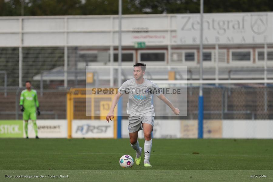 Luca Dähn, Stadion am Schönbusch, Aschaffenburg, 25.08.2023, sport, action, BFV, Fussball, Saison 2023/2024, 6. Spieltag, Regionalliga Bayern, TGM, SVA, Türkgücü München, SV Viktoria Aschaffenburg - Bild-ID: 2375596