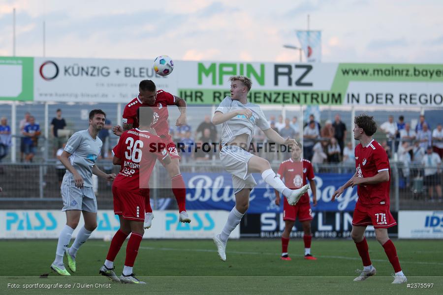 Maximilian Berwein, Stadion am Schönbusch, Aschaffenburg, 25.08.2023, sport, action, BFV, Fussball, Saison 2023/2024, 6. Spieltag, Regionalliga Bayern, TGM, SVA, Türkgücü München, SV Viktoria Aschaffenburg - Bild-ID: 2375597