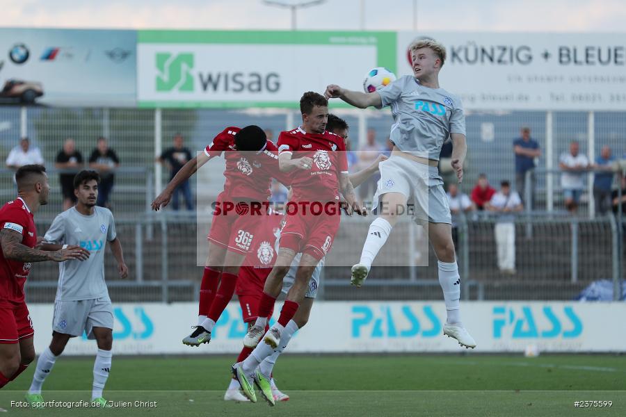 Jan-Philipp Stein, Stadion am Schönbusch, Aschaffenburg, 25.08.2023, sport, action, BFV, Fussball, Saison 2023/2024, 6. Spieltag, Regionalliga Bayern, TGM, SVA, Türkgücü München, SV Viktoria Aschaffenburg - Bild-ID: 2375599