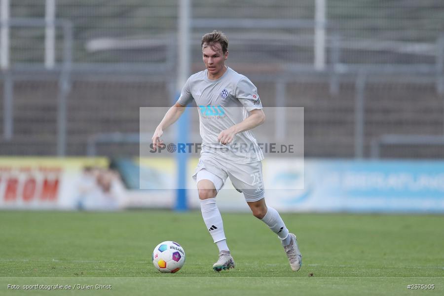 Tom Schulz, Stadion am Schönbusch, Aschaffenburg, 25.08.2023, sport, action, BFV, Fussball, Saison 2023/2024, 6. Spieltag, Regionalliga Bayern, TGM, SVA, Türkgücü München, SV Viktoria Aschaffenburg - Bild-ID: 2375605