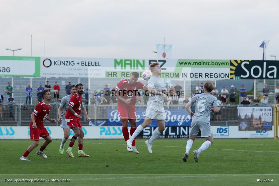 Maximilian Berwein, Stadion am Schönbusch, Aschaffenburg, 25.08.2023, sport, action, BFV, Fussball, Saison 2023/2024, 6. Spieltag, Regionalliga Bayern, TGM, SVA, Türkgücü München, SV Viktoria Aschaffenburg - Bild-ID: 2375614
