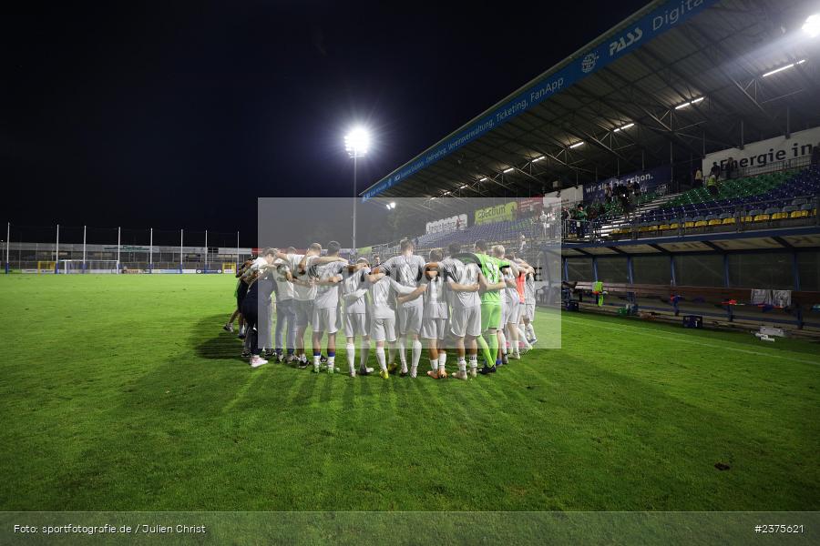 Mannschaftskreis, Stadion am Schönbusch, Aschaffenburg, 25.08.2023, sport, action, BFV, Fussball, Saison 2023/2024, 6. Spieltag, Regionalliga Bayern, TGM, SVA, Türkgücü München, SV Viktoria Aschaffenburg - Bild-ID: 2375621