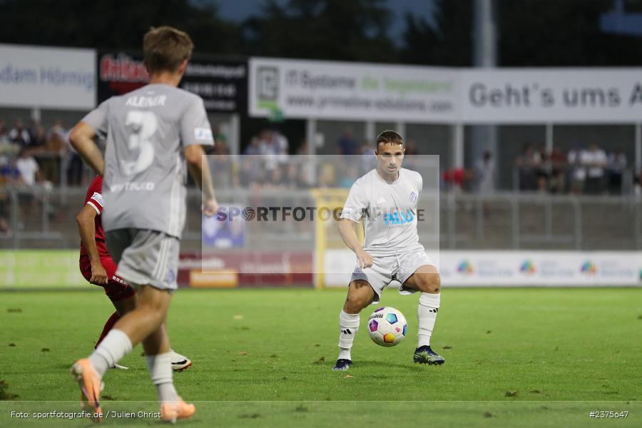 Alexandru Paraschiv, Stadion am Schönbusch, Aschaffenburg, 25.08.2023, sport, action, BFV, Fussball, Saison 2023/2024, 6. Spieltag, Regionalliga Bayern, TGM, SVA, Türkgücü München, SV Viktoria Aschaffenburg - Bild-ID: 2375647