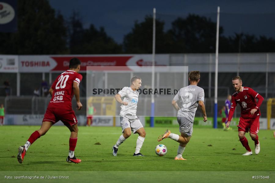 Alexandru Paraschiv, Stadion am Schönbusch, Aschaffenburg, 25.08.2023, sport, action, BFV, Fussball, Saison 2023/2024, 6. Spieltag, Regionalliga Bayern, TGM, SVA, Türkgücü München, SV Viktoria Aschaffenburg - Bild-ID: 2375648