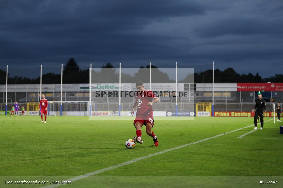 Halit Yilmaz, Stadion am Schönbusch, Aschaffenburg, 25.08.2023, sport, action, BFV, Fussball, Saison 2023/2024, 6. Spieltag, Regionalliga Bayern, TGM, SVA, Türkgücü München, SV Viktoria Aschaffenburg - Bild-ID: 2375649