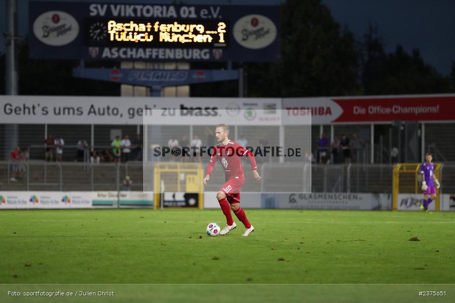 Christoph Rech, Stadion am Schönbusch, Aschaffenburg, 25.08.2023, sport, action, BFV, Fussball, Saison 2023/2024, 6. Spieltag, Regionalliga Bayern, TGM, SVA, Türkgücü München, SV Viktoria Aschaffenburg - Bild-ID: 2375651 Christoph Rech, Stadion am Schönbusch, Aschaffenburg, 25.08.2023, sport, action, BFV, Fussball, Saison 2023/2024, 6. Spieltag, Regionalliga Bayern, TGM, SVA, Türkgücü München, SV Viktoria Aschaffenburg - Bild-ID: 2375651