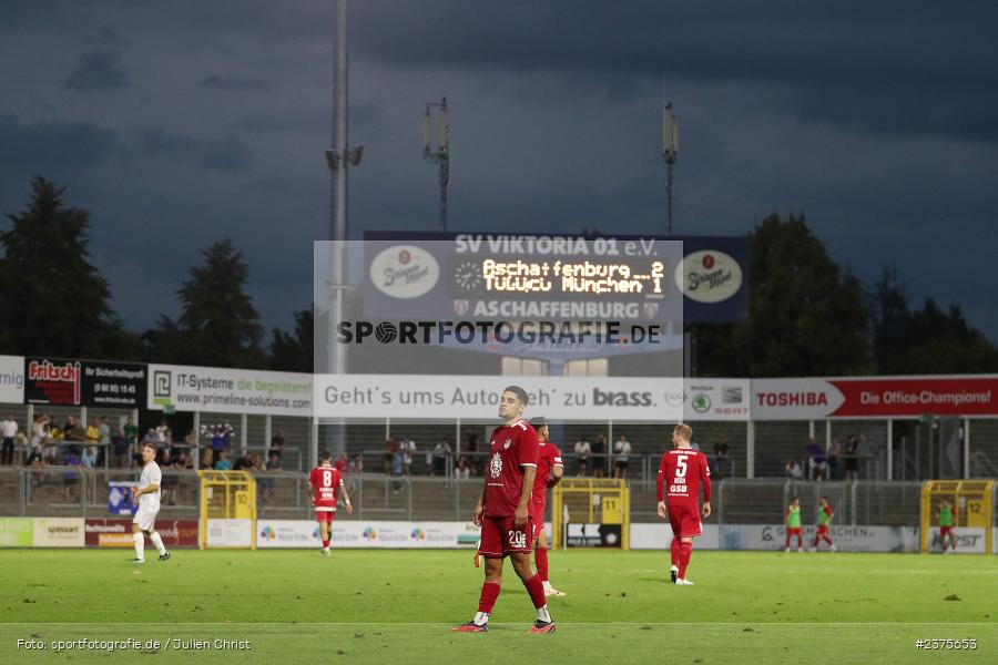 Halit Yilmaz, Stadion am Schönbusch, Aschaffenburg, 25.08.2023, sport, action, BFV, Fussball, Saison 2023/2024, 6. Spieltag, Regionalliga Bayern, TGM, SVA, Türkgücü München, SV Viktoria Aschaffenburg - Bild-ID: 2375653