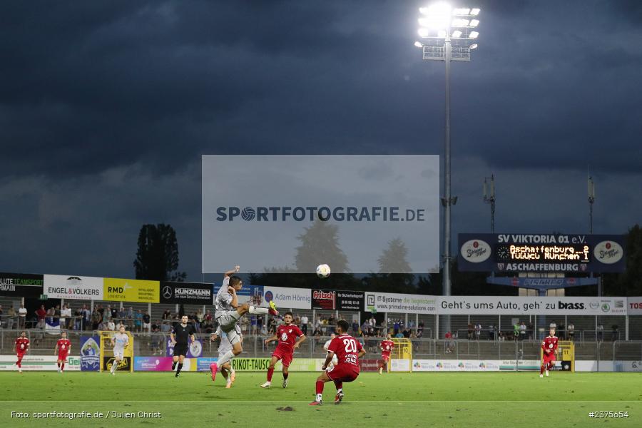 Veit Klement, Stadion am Schönbusch, Aschaffenburg, 25.08.2023, sport, action, BFV, Fussball, Saison 2023/2024, 6. Spieltag, Regionalliga Bayern, TGM, SVA, Türkgücü München, SV Viktoria Aschaffenburg - Bild-ID: 2375654