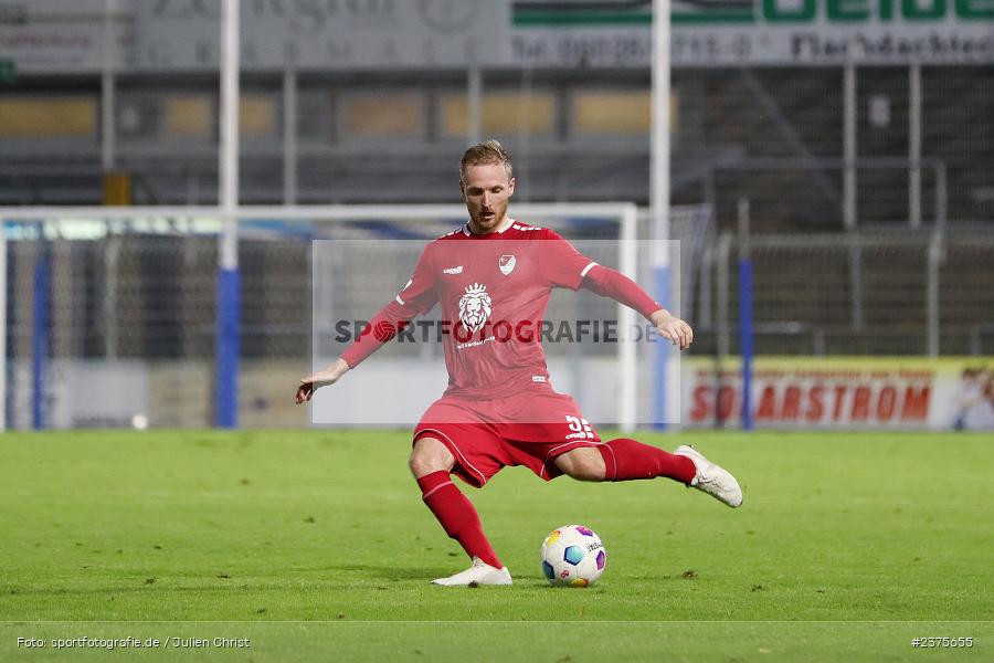 Christoph Rech, Stadion am Schönbusch, Aschaffenburg, 25.08.2023, sport, action, BFV, Fussball, Saison 2023/2024, 6. Spieltag, Regionalliga Bayern, TGM, SVA, Türkgücü München, SV Viktoria Aschaffenburg - Bild-ID: 2375655
