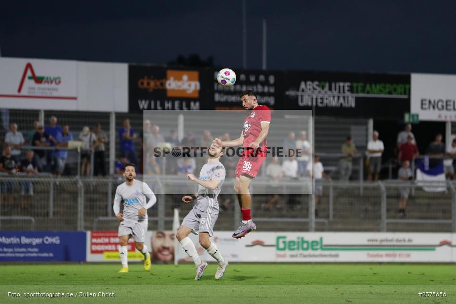 Emre Tunc, Stadion am Schönbusch, Aschaffenburg, 25.08.2023, sport, action, BFV, Fussball, Saison 2023/2024, 6. Spieltag, Regionalliga Bayern, TGM, SVA, Türkgücü München, SV Viktoria Aschaffenburg - Bild-ID: 2375656