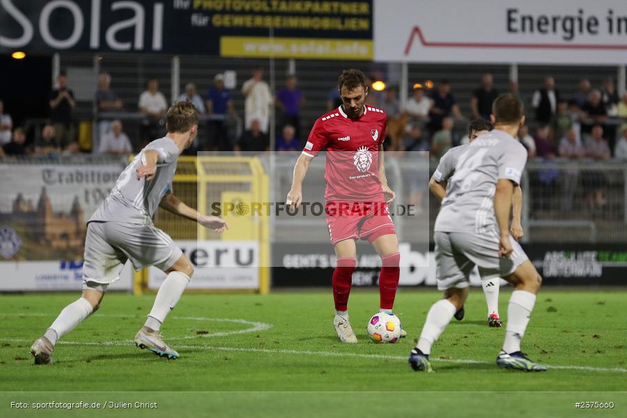 Serhat Imsak, Stadion am Schönbusch, Aschaffenburg, 25.08.2023, sport, action, BFV, Fussball, Saison 2023/2024, 6. Spieltag, Regionalliga Bayern, TGM, SVA, Türkgücü München, SV Viktoria Aschaffenburg - Bild-ID: 2375660